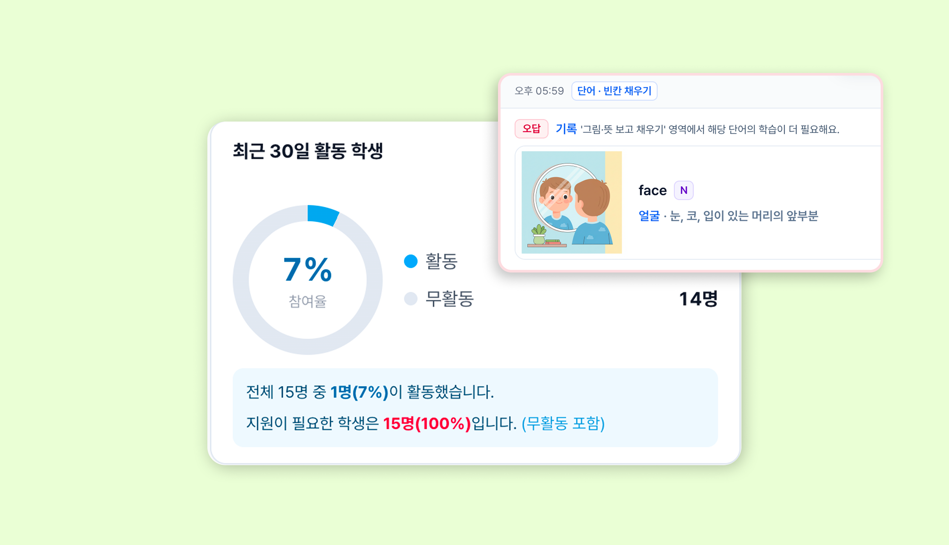 학습 기록 관리 대시보드 썸네일